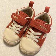 futafuta フタフタ キッズシューズ スニーカー 赤 花柄 14cm