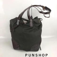 PRADA プラダ ナイロン トートバッグ カーキ レディース ブランド