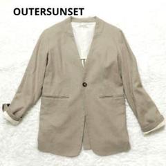 PLST OUTERSUNSET【新品タグ付】 辺見えみり リネンジャケット PLST OUTERSUNSET【新品タグ付】 辺見えみり リネンジャケット