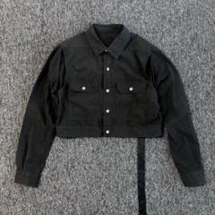 【新品】Rick Owens DRKSHDW　ショート丈　クロップド　ジャケット Rick Owens DRKSHDW カットアウト クロップドジャケット