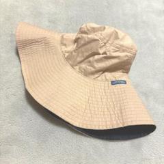 美品　サンバリア100 UVカット100% ハット　帽子　スモーキーピンク　Mのサムネイル