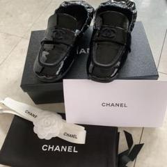 CHANEL シャネル フラットシューズ バレーシューズ ローファー 黒