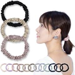 シルクセレブ 天然シルク100% ヘアゴム・シュシュ