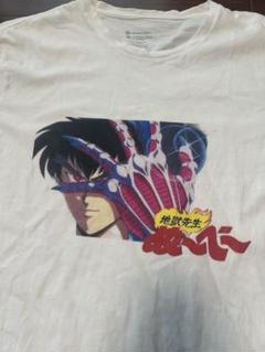地獄先生ぬ〜べ〜 アニメTシャツ XL 白 古着 キャラT ぬーべー