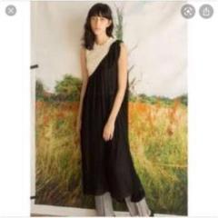 新品未使用※LAINWANDE ラインヴァンド　リネンワンピース LEINWANDE ラインヴァンド リネン ワンピース キャメル FREE