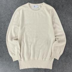 スコットランド製 ジョンストンズオブエルガン 長袖 カシミヤ ニット セーター
