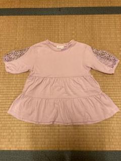 薄紫色 肩カットレース　130cm