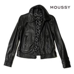 MOUSSY マウジー　オーバーサイズ　ライダース　ジャケット　ラムレザー　羊皮 10122952-1.jpg
