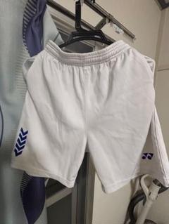 ホワイト バドミントンパンツ ポリエステル製
