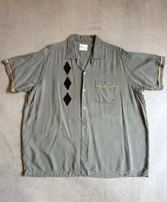 スペシャル 50s 60s オープンカラーシャツ 開襟 レーヨン XL 超美品