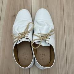 que shoes plain ホワイト M 新品未使用 que shoes plain ホワイト M 新品未使用