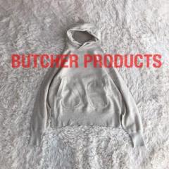 Butcher Products at last 限定パーカー BUTCHER PRODUCTSスウェットパーカーアイボリーAT LAST限定