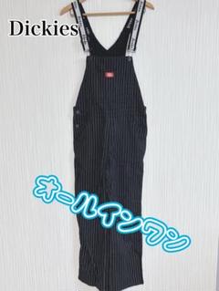 Dickies ブラックストライプ オールインワン