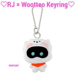 BTS Wootteoウットくん× RJ キーリング BTS JIN ジン Wootteo ウットくん RJ コラボグッズ キーリング
