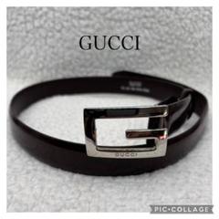 ユ*ナ様 GUCCIグッチホースビット ナローベルト細ベルトエナメル