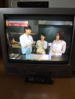 東芝21型ブラウン管カラーテレビ(地デジチューナー付き)