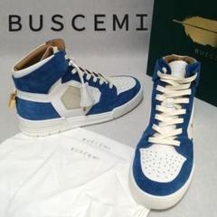 ♂新品・ハイカットスニーカー【BUSCEMI】レザー ラグジュアリー