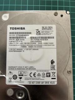 東芝 - TOSHIBA製HDD　DT02ABA600V　6TB SATA600 5400　8000～9000時間以内 楽天市場】ロジテック TOSHIBA製 内蔵 HDD 6TB 24時間365日連続