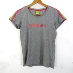 adidas ネオ グレー Tシャツ L レディース