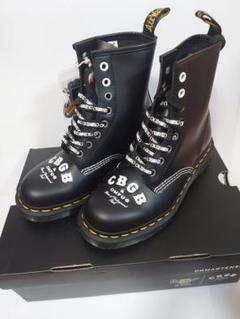 Dr.Martens CBGB×OMFUG 8ホール レザーブーツ 早い者勝ち！！Dr.Martens CBGB X OMFUG 8ホール27cm