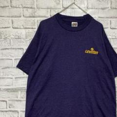 USA製90sヴィンテージTシャツ！シングルステッチ　パープル半袖古着L79