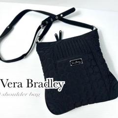 Vera Bradley ショルダーバッグ サコッシュ ブラック プレートロゴ