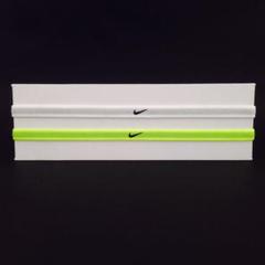 定番! nike ヘアバンド ホワイト イエロー 2本
