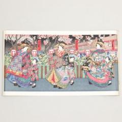 歌川芳虎 新吉原仲之町夜桜之図 浮世絵 版画 歌川芳虎 新吉原仲之町夜桜之図 浮世絵 版画 - メルカリ