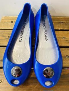 ARMANI アルマーニ フラットシューズ アルマーニ ラバーシューズ