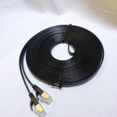 LANケーブル 7m CAT7ウルトラフラットLANケーブル カテゴリ7
