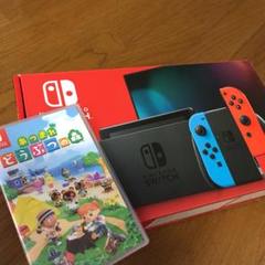 ニンテンドースイッチ 本体+あつまれ どうぶつの森 カセット セット