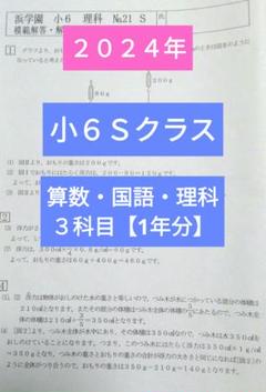 浜学園 小6日曜錬成特訓 算数、国語、理科、社会 浜学園 2024年から新設 最難関レベル特訓算数と日曜錬成特訓