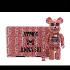 ベアブリック ANNA SUI アナスイ 400% 伊勢丹限定 MEDICOM TOY BE@RBRICK atmos x ANNA SUI 100% & 400
