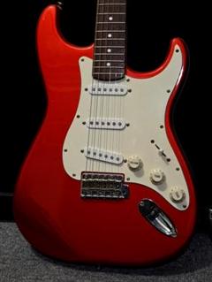 busker's バスカーズ ストラトキャスター ストラト ST 赤　レッド Amazon | BUSKER'S BST-Standard RED -レッド- ストラト