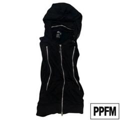 【00s】PPFM sleeveless riders vest Downside Mens Motorcycle Leather Vest - First MFG Co