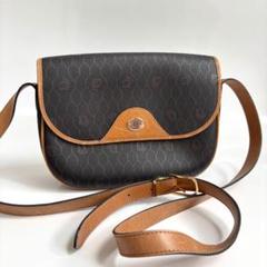 Christian Dior ショルダーバッグ PVC レザー ネイビー