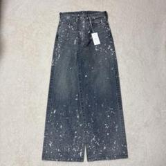 SUGARHILL MOLDED DENIM TROUSERS WIDE CUT