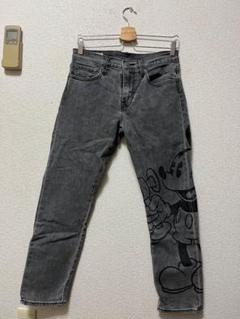 リーバイス502リメイクミッキーマウスデニムパンツヒョウ柄
