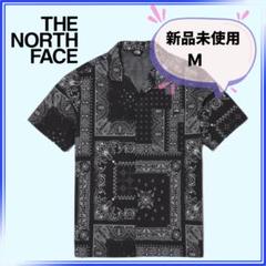 【新品未使用】ノースフェイス バンダナシャツ　Ｍ　ブラック
