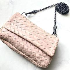 ボッテガヴェネタ チェーン ショルダーバッグ　ウォレット レザー