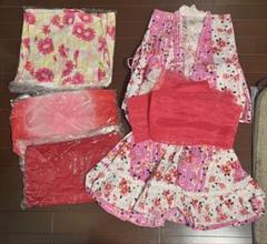女の子 浴衣 110.120cm 2点セット まとめ売り
