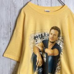 【入手困難】00s 古着 GILDAN イエロー アメリカ Tシャツ #2621