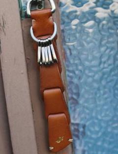 新品・未使用 Llife LEATHER KEY CHAIN SIENNA LIDNM / Llife ONLINE STORE / Llife LEATHER KEY CHAIN
