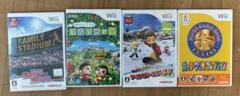 (バラ売り不可) Wiiソフト4点セット
