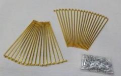スーパーカブ9×157 ゴールドメッキスポーク 1台分セット