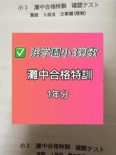 Amazon.co.jp: 浜学園 小4 算数 灘中合格特訓 テキスト 1回～12