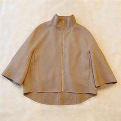 アナイ　ANAYI　22AW　カルゼリバースタンドカラーコート　キャメル　38 アナイ ANAYI 22AW カルゼリバースタンドカラーコート キャメル