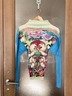未使用PLEATS PLEASE イッセイミヤケレアな中国柄
