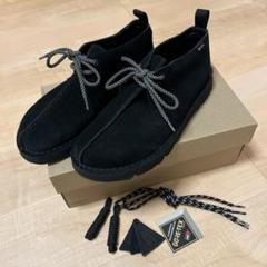 試着のみ CLARKS Desert Trek GTX ブラックスエード