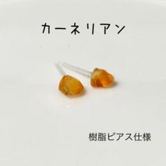 ２点でワンコイン！天然石ピアス『カーネリアン』ともう一つ選べます！ハンドメイド